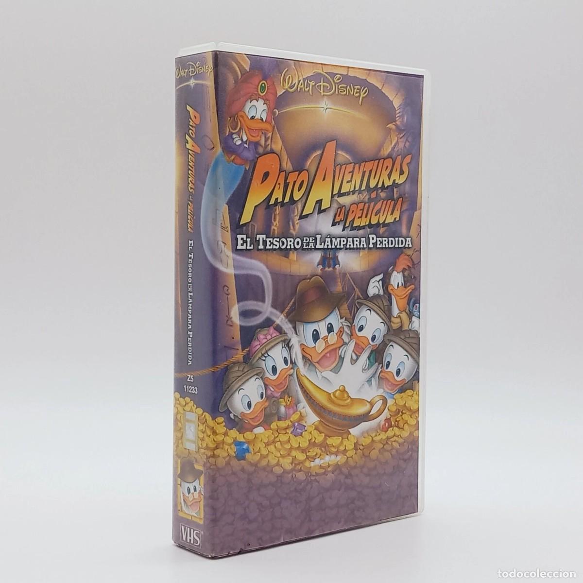 Cine: VHS Pato Aventuras LA PEL&Iacute;CULA Tesoro Lampara Perdida Disney ed. Espa&ntilde;ola 90s