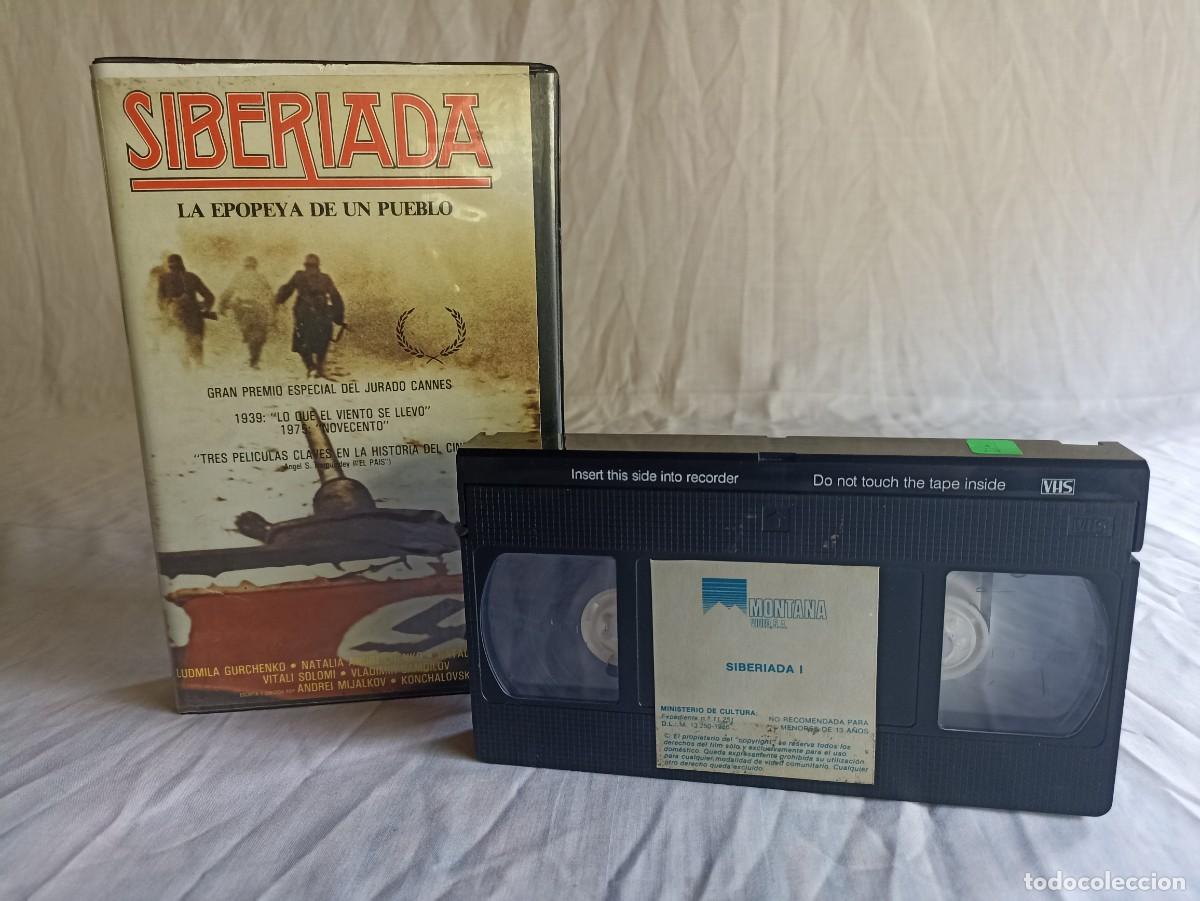 Cine: Siberiada, pel&iacute;cula VHS (III Reich Hitler- Nazi- Alemania) WWII de 1986