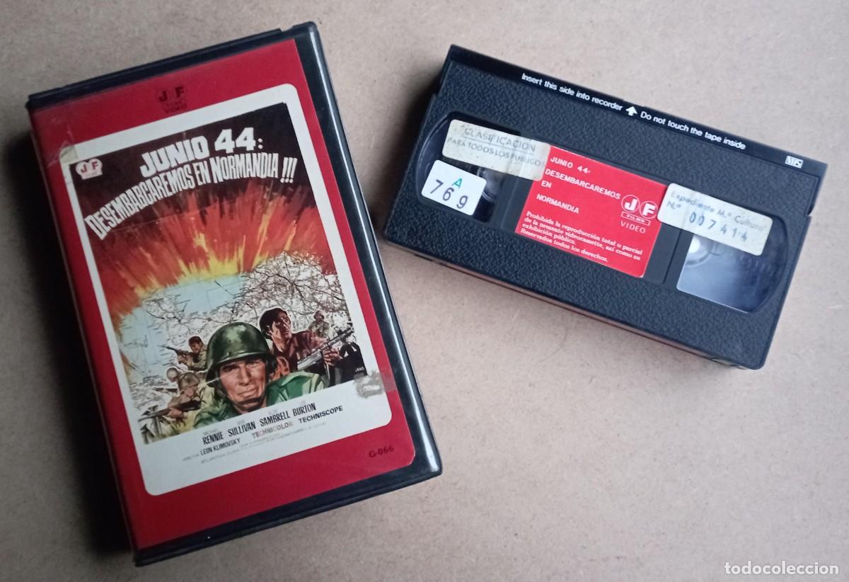 Cine: Junio 44: Desembarcaremos en Normandia, pel&iacute;cula VHS (III Reich Hitler- Nazi- Alemania) WWII
