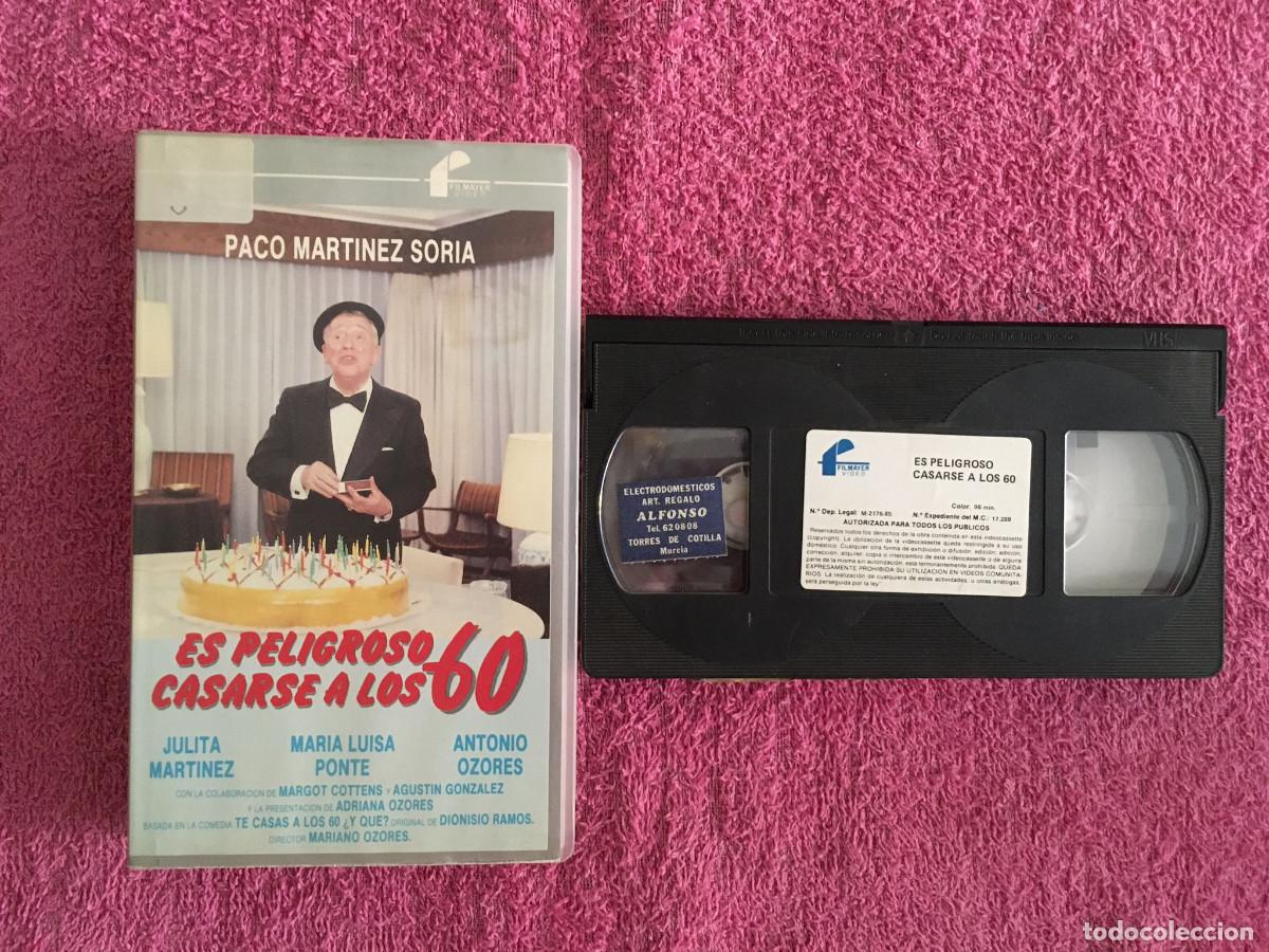 Cine: ES PELIGROSO CASARSE A LOS 60 (1980) VHS PACO MART&Iacute;NEZ SORIA ANTONIO OZORES