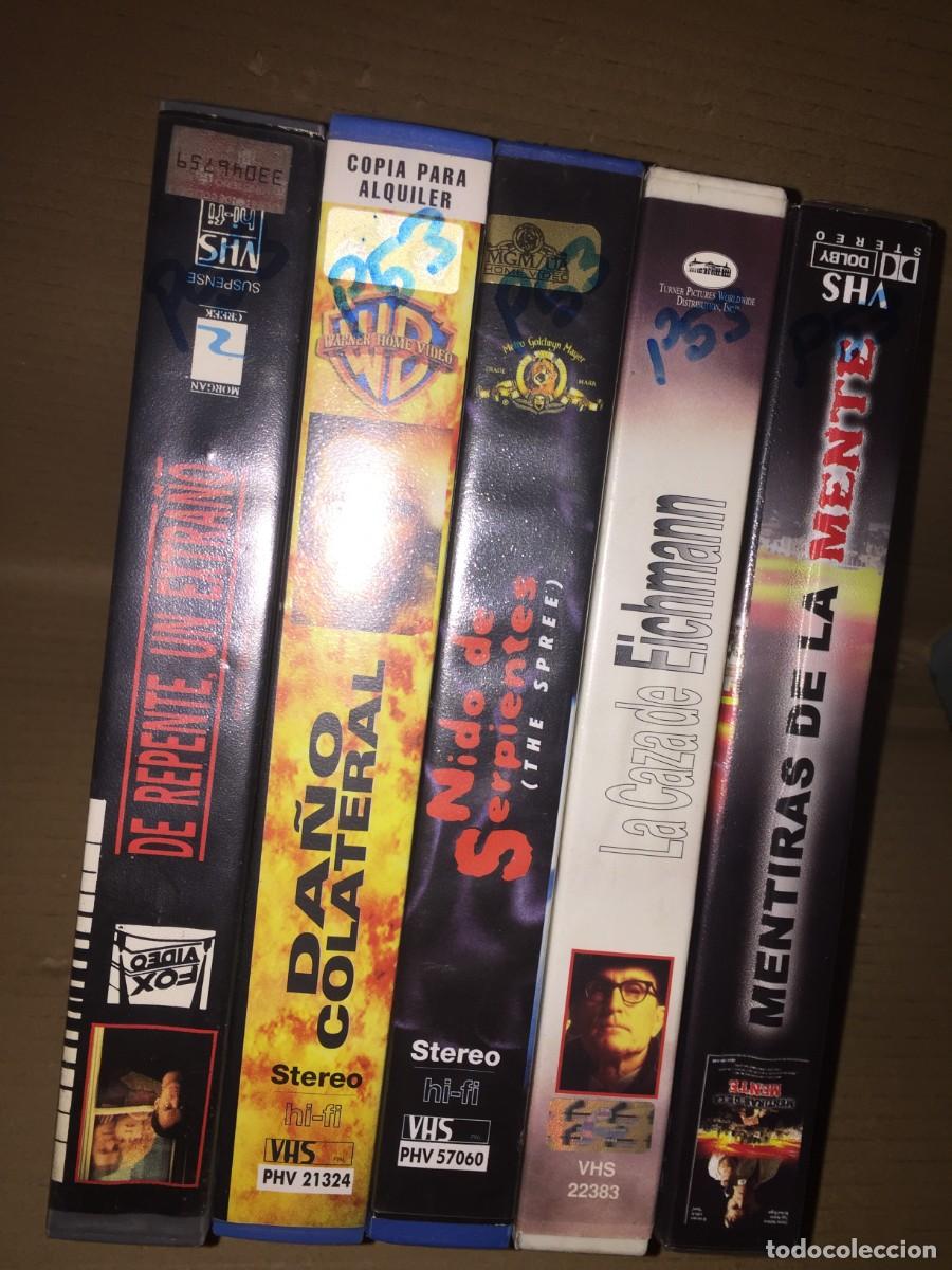 Cine: Vhs pack n&ordm; 53 Vhs De repente un extra&ntilde;o - Da&ntilde;o colateral - Nido de serpientes - Mentiras de la ment