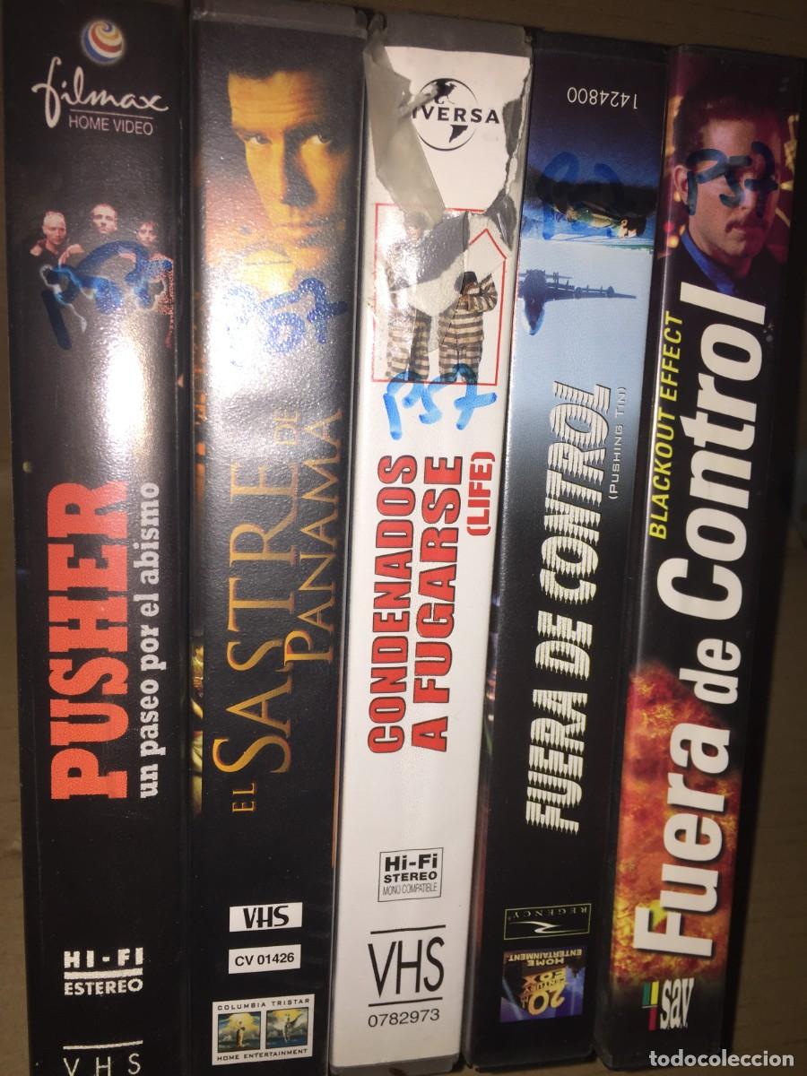 Cine: Vhs pack n&ordm; 57 Vhs Pusher un paseo por el abismo - El sastre de panama - Condenados a fugarse - Fuer