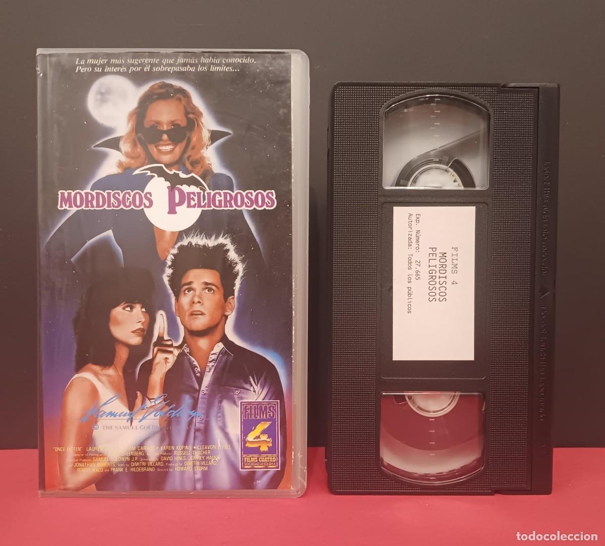 Cine: PELICULA VHS MORDISCOS PELIGROSOS JIM CARREY 1987