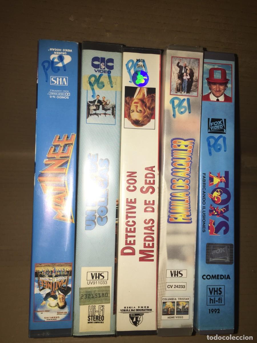 Cine: Vhs pack n&ordm; 61 Vhs Matinee - Un par de colegas - Detective con medias de seda - Familia de alquiler