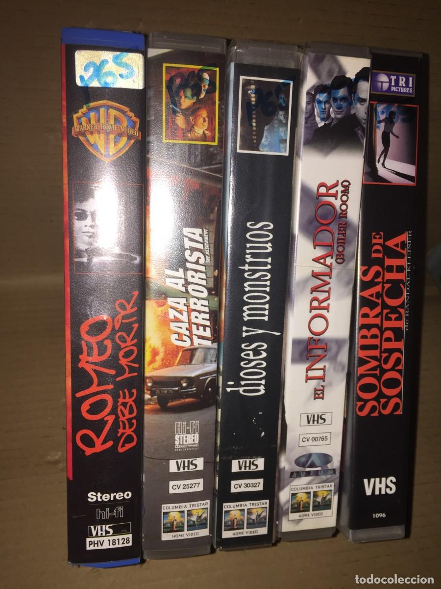 Cine: Vhs pack n&ordm; 65 Vhs Romeo debe morir - Caza al terrorista - Dioses y monstruos - El informador - Som