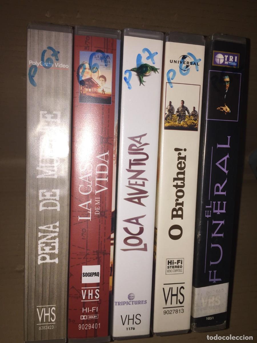 Cine: Vhs pack n&ordm; 67 Vhs Pena de muerte - La casa de mi vida - Loca aventura - O brother - El funeral