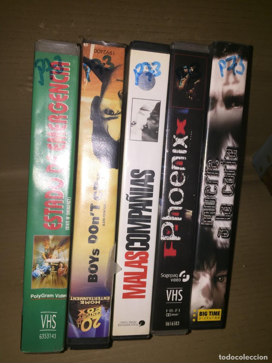 Cine: Vhs pack n&ordm; 73 Vhs Estado de emergencia -Boys don&acute;t cry - Malas compa&ntilde;ias - Phoenix - Muerte a la ca