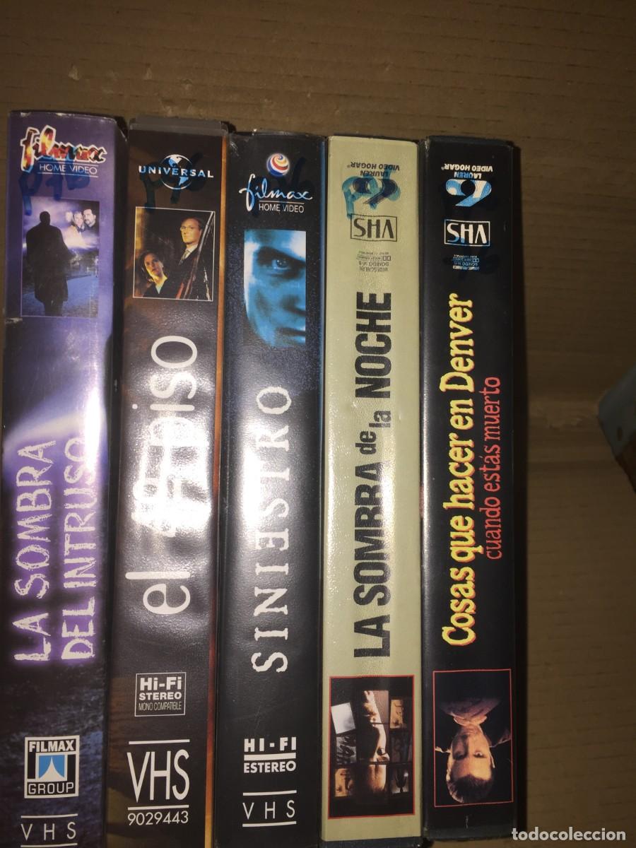 Cine: Vhs pack n&ordm; 76 Vhs La sombra del intruso - El 4&ordm; piso - Siniestro - La sombra de la noche - Cosas qu