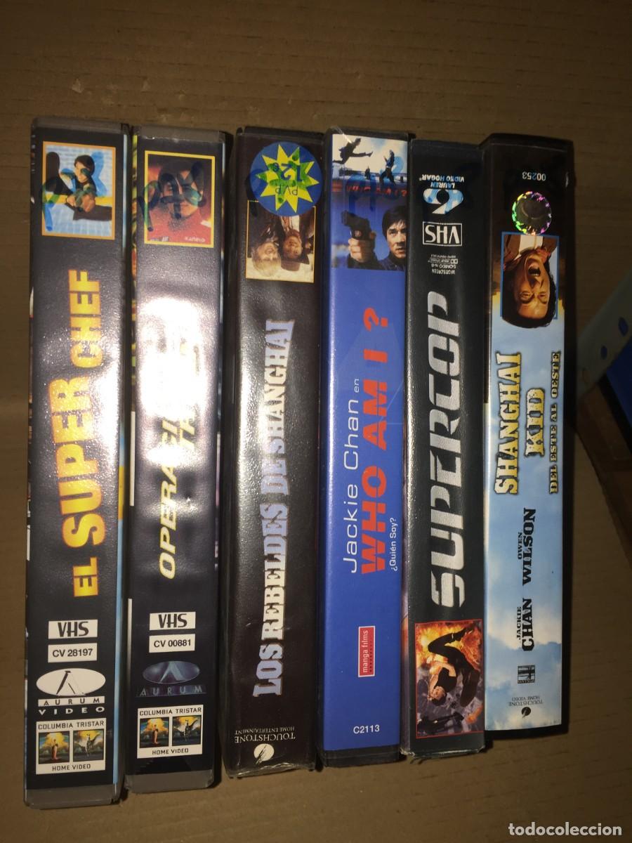 Cine: Vhs pack n&ordm; 78 Vhs (Jackie Chan 6 Unds.) El super chef - Operacion trueno - Super cop - Shanghi kid