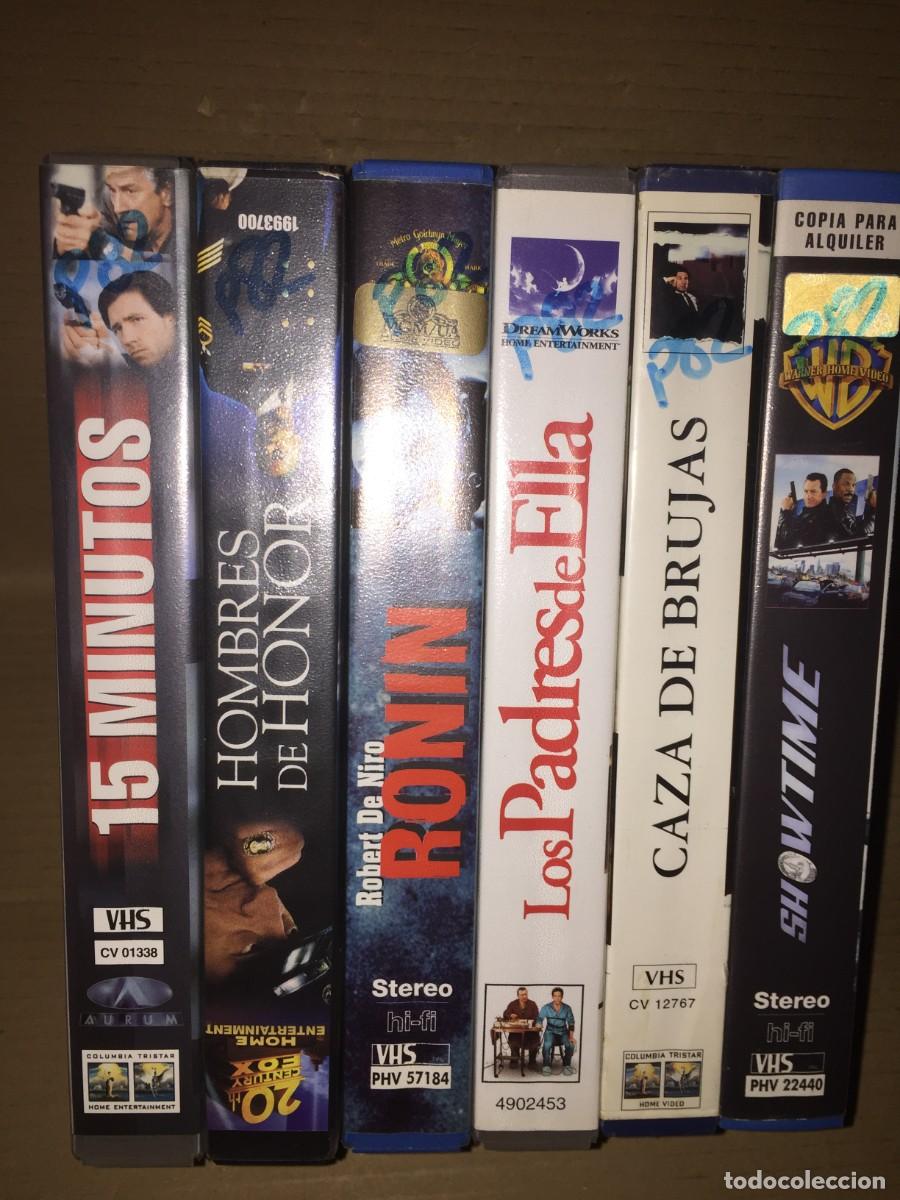 Cine: Vhs pack n&ordm; 82 Vhs (Robert de Niro - 6 unds.) Showtime - Caza de brujas - Los padres de ella - Ronin