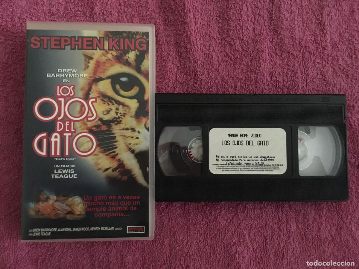 Cine: LOS OJOS DEL GATO (1985) VHS TERROR MANGA FILMS DREW BARRYMORE SONIDO HI-FI