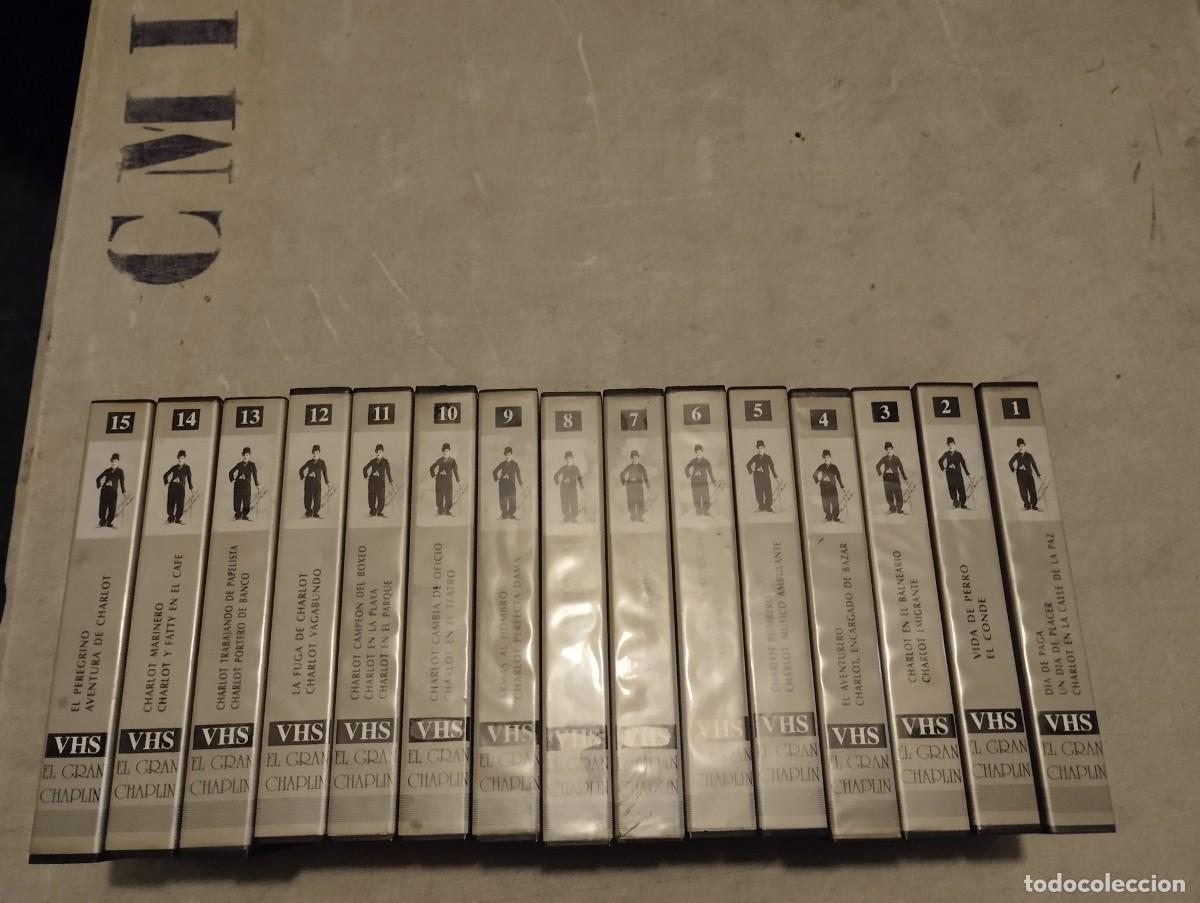 Cinema: El GRAN CHAPLIN COLECCI&Oacute;N CORTOMETRAJES COMPLETA 15 X VHS