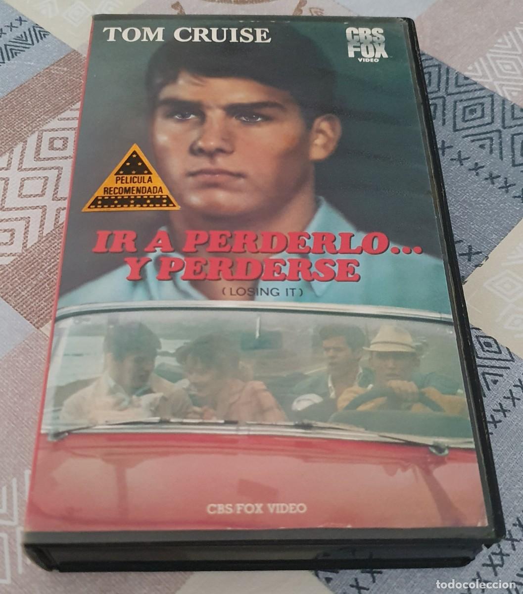 Cine: Pel&iacute;cula Vhs Ir a perderlo y perderse. Tom Cruise, Curtis Hanson. Cbs Fox Video 1986. Videoclub.