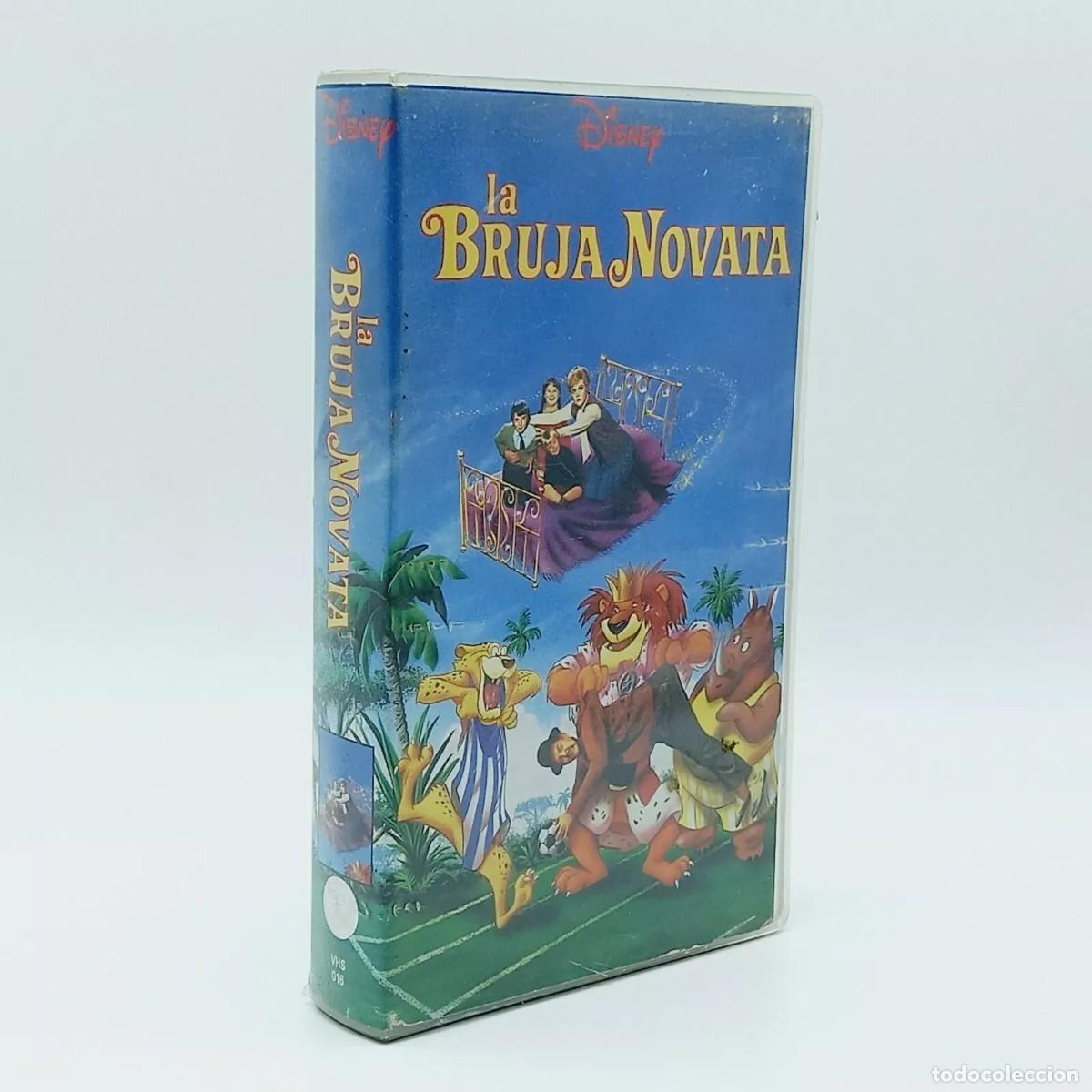 Cine: VHS pel&iacute;cula LA BRUJA NOVATA v&iacute;deo original DISNEY edici&oacute;n ESPA&Ntilde;OLA a&ntilde;os 90s
