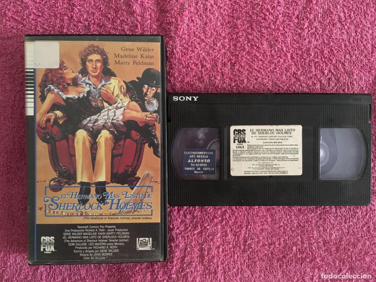 Cine: EL HERMANO M&Aacute;S LISTO DE SHERLOCK HOLMES (1975) VHS GENE WILDER MARTY FELDMAN MADELINE KAHN