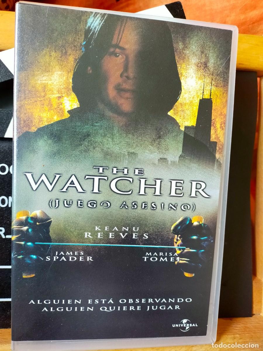 Cine: THE WATCHER. JUEGO ASESINO. KEANU REEVES. JAMES SPADER. MARISA TOMEI. ALGUIEN EST&Aacute; OBSERVANDO. 2.000