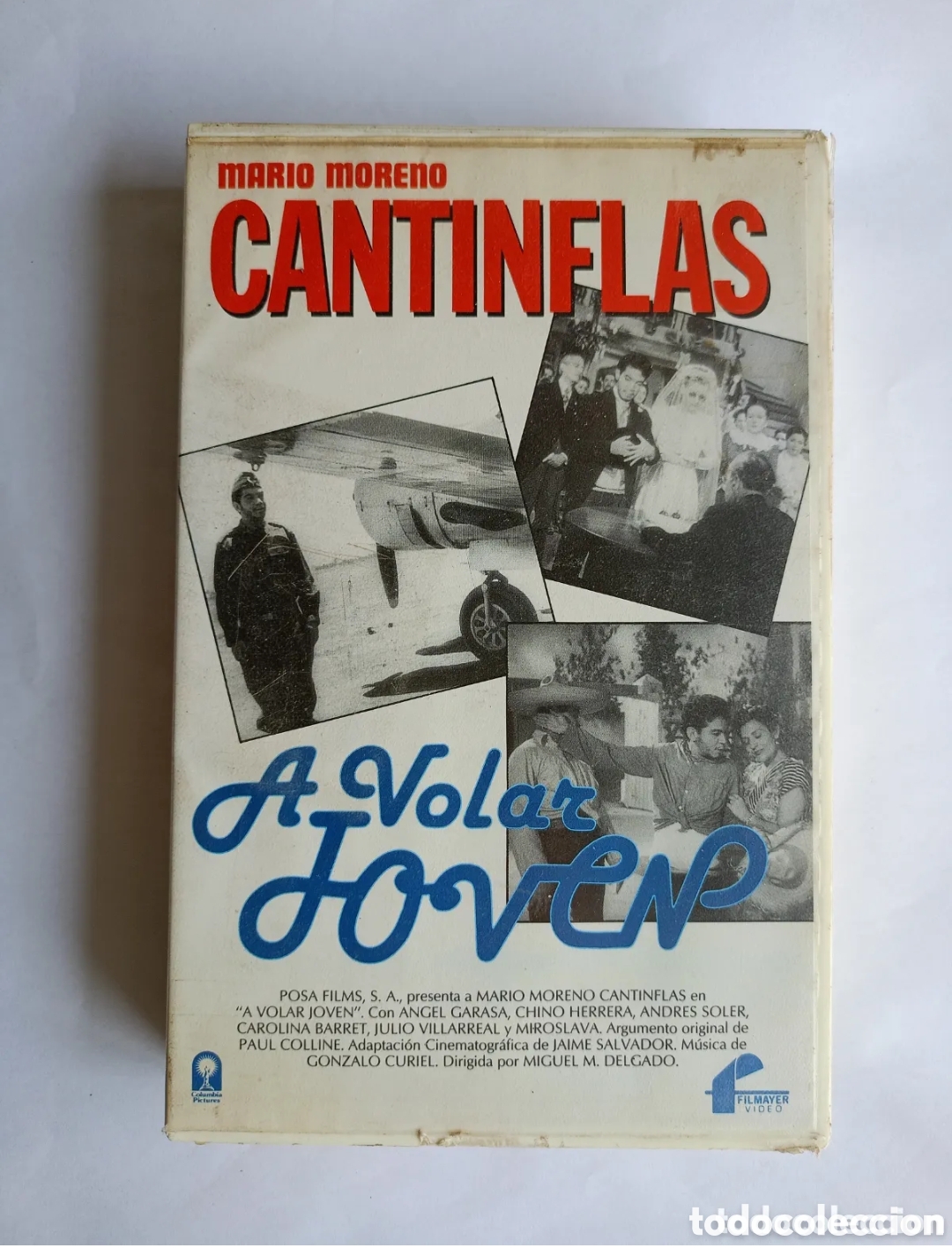 Cine: CANTINFLAS A VOLAR JOVEN - MIGUEL M. DELGADO - MARIO MORENO, ANGEL GARASA - FILMAYER VIDEO 1988