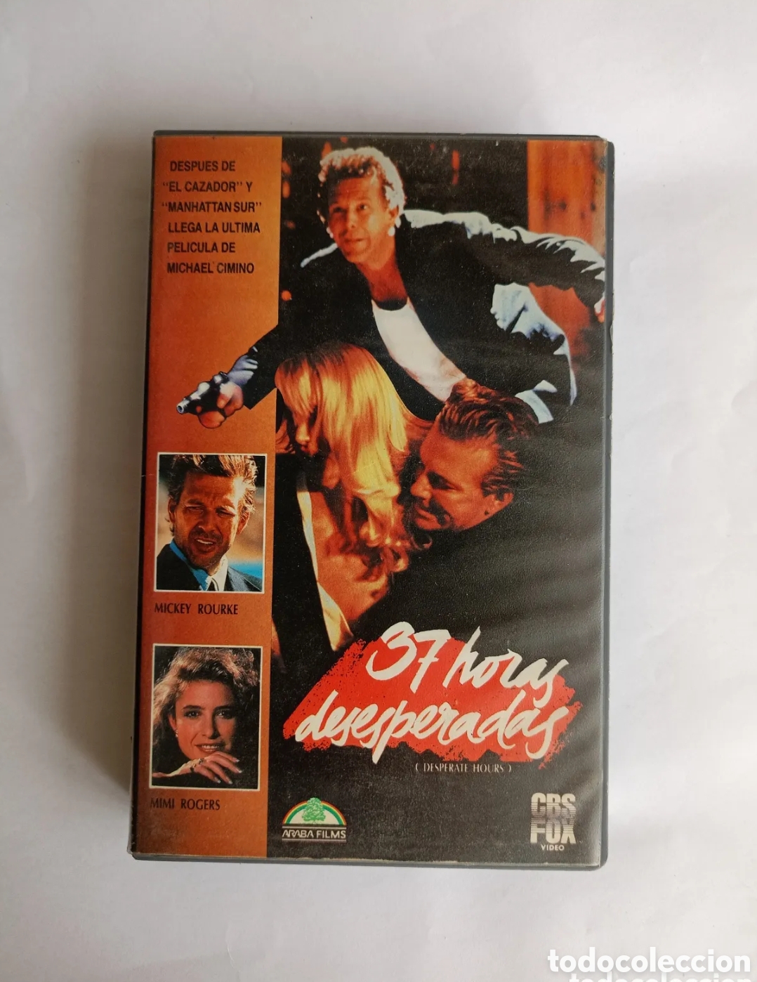 Kino: 37 HORAS DESESPERADAS (Desperate Hours) Mickey Rourke VHS