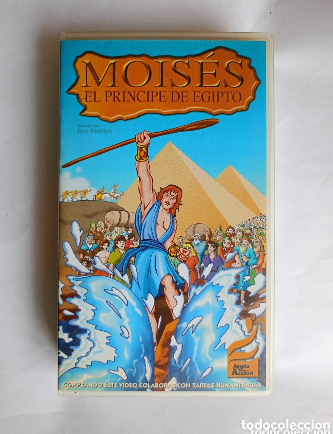Cine: MOISES EL PRINCIPE DE EGIPTO DIBUJOS ANIMADOS VHS