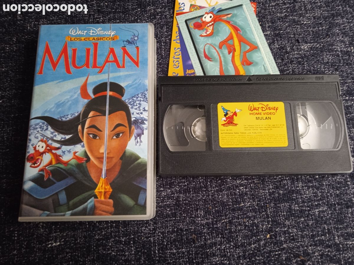 Cine: VHS - MULAN - WALT DINEY