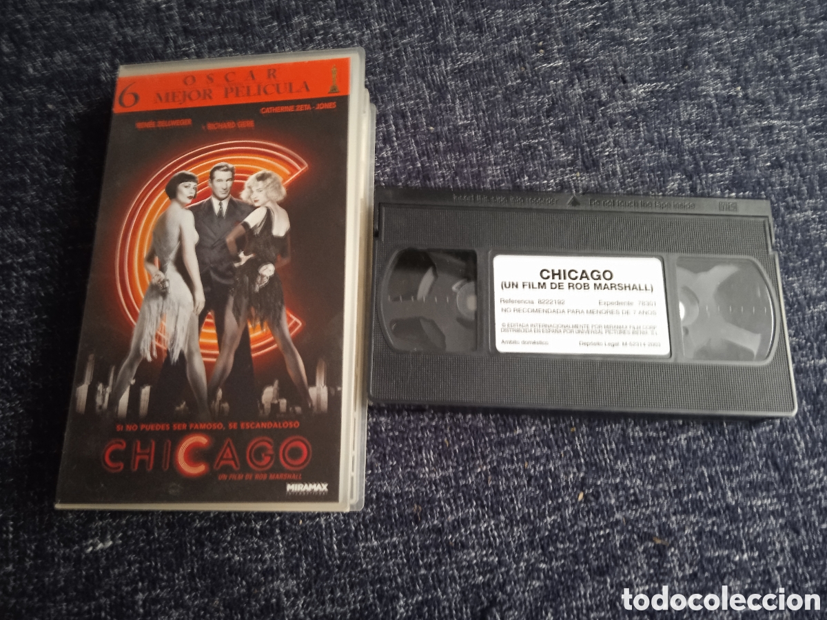 Cine: VHS - CHICAGO - RICHARD GERE - REN&Eacute;E ZELLWEGER - CATHERINE ZETA JONES