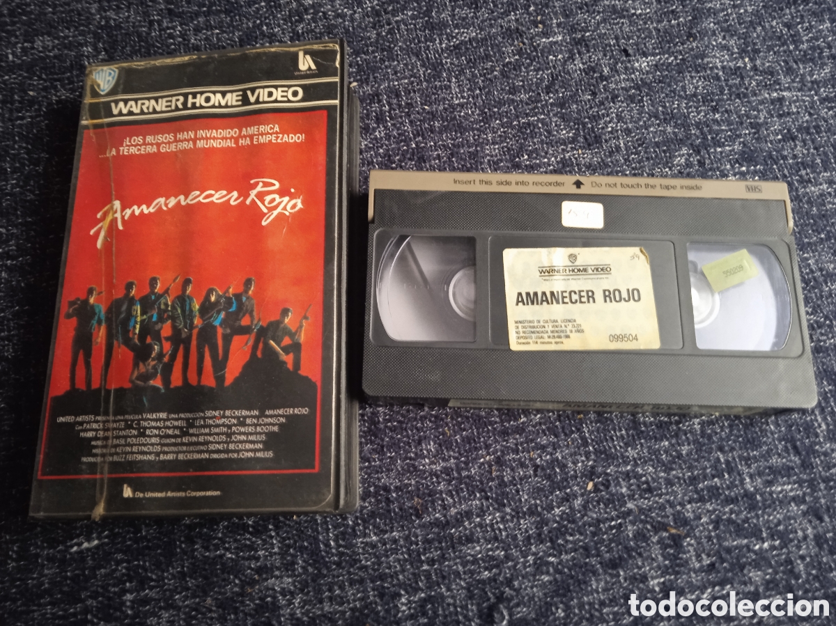Cine: VHS - AMANECER ROJO - PATRICK SWAYZE
