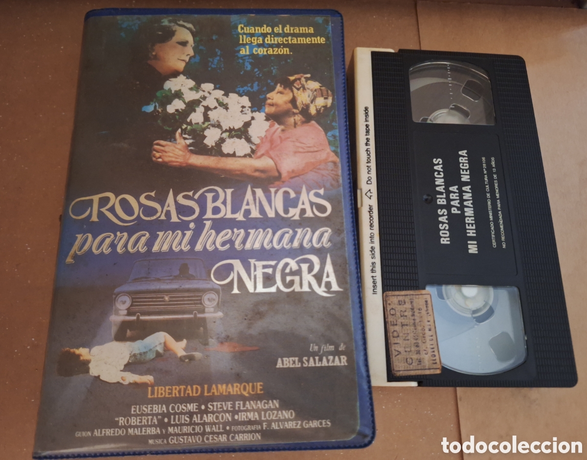 Cine: Rosas Blancas para mi Hermana Negra VHS Descatalogada