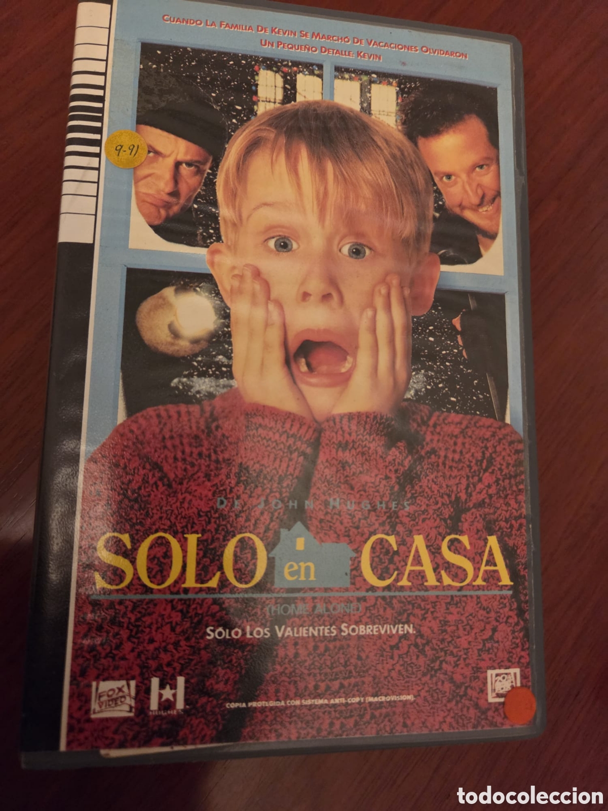 Cine: VHS Macaulay Culkin Chris Columbus Solo en Casa (Home Alone) 1a Edici&oacute;n de Videoclub Cl&aacute;sico Navidad