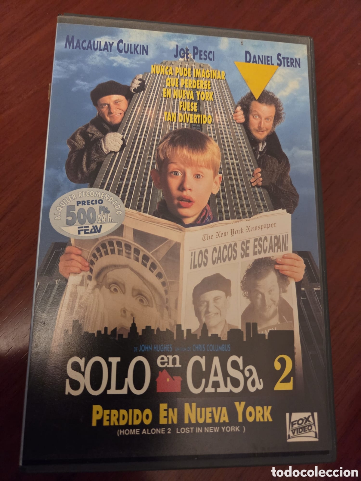 Cine: VHS &ldquo;Solo en Casa 2: Perdido en Nueva York&rdquo; &ndash; Edici&oacute;n Original en Espa&ntilde;ol &ndash; Cl&aacute;sico Retro A&ntilde;os 90