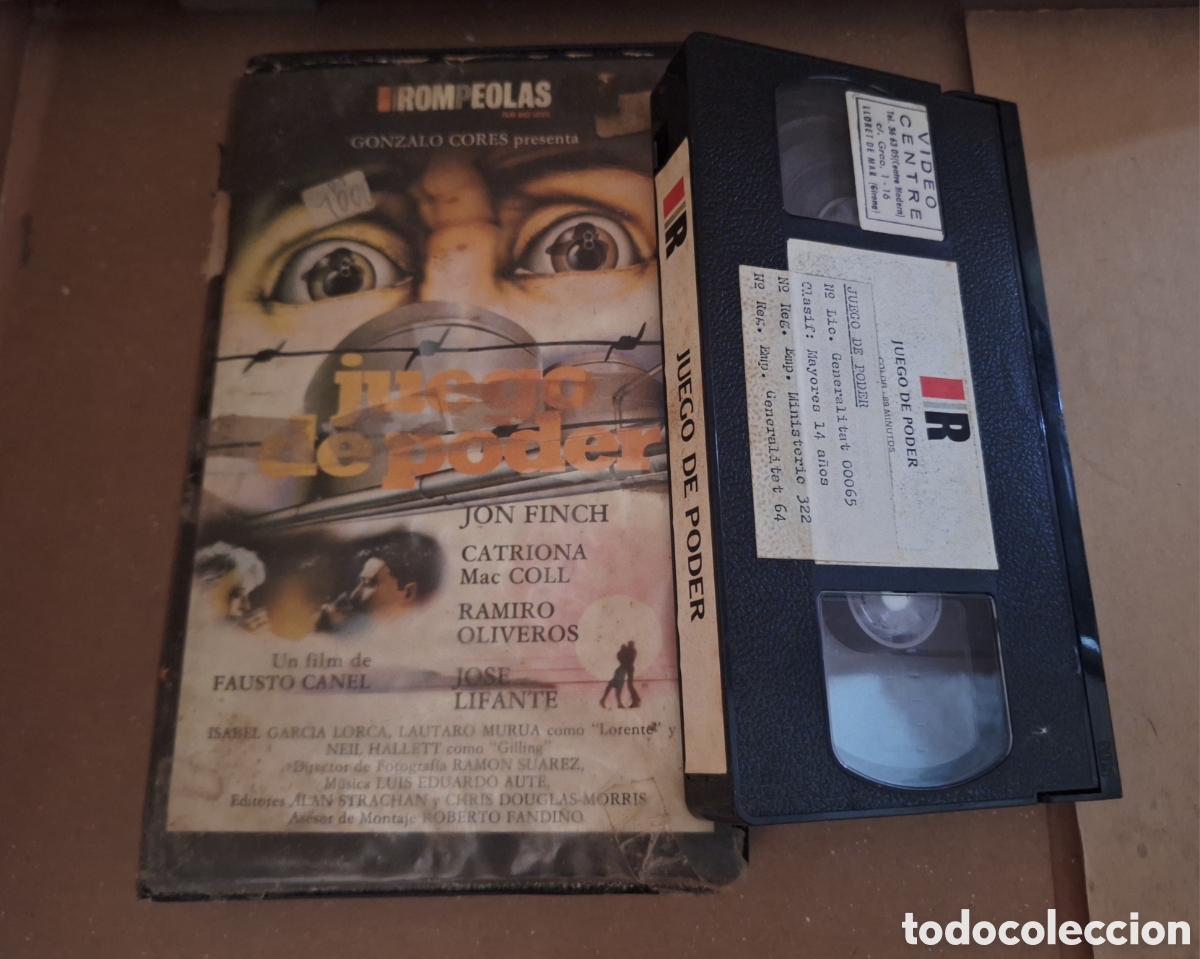 Cine: Juego de Poder Vhs Thriller