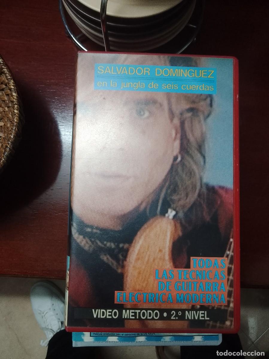 Cine: Salvador Dom&iacute;nguez t&eacute;cnicas de guitarra m&eacute;todo 2 vhs rrareza