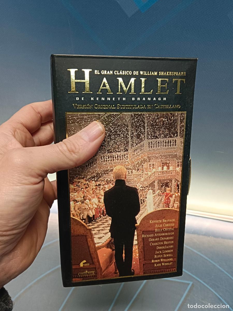 Cine: VHS, Hamlet, dos Cintas, W. Shakespeare, K. Branagh, en estuche original