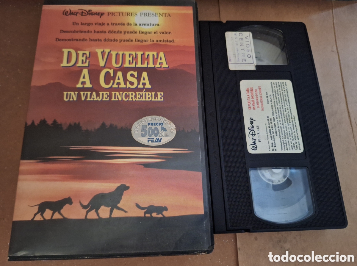 Cine: De Vuelta a Casa (Un Viaje Increible) VHS Disney