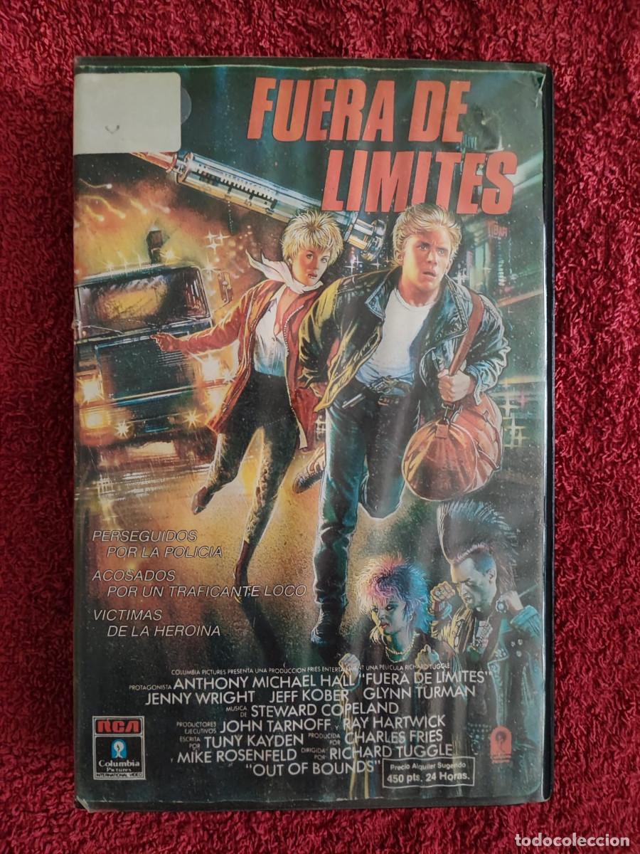 Kino: FUERA DE L&Iacute;MITES (1986) VHS 1&ordf; EDICI&Oacute;N ACCION CRIMEN ANTHONY MICHAEL HALL JENNY WRIGHT
