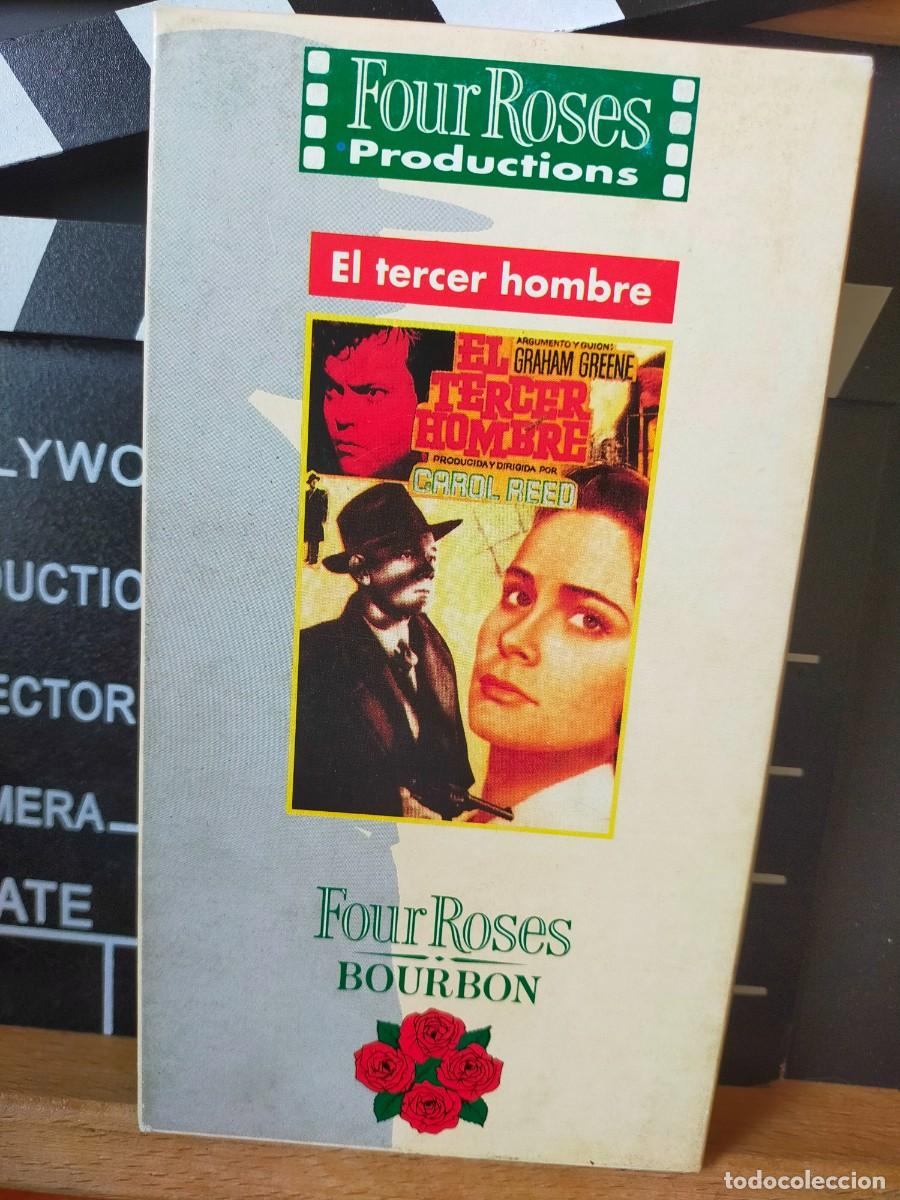 Cine: EL TERCER HOMBRE. FOUR ROSES BOURBON. JOEPH COTTEN. TREVOR HOARD. ALIDA VALLI. ORSON WELLES.PANORAMA