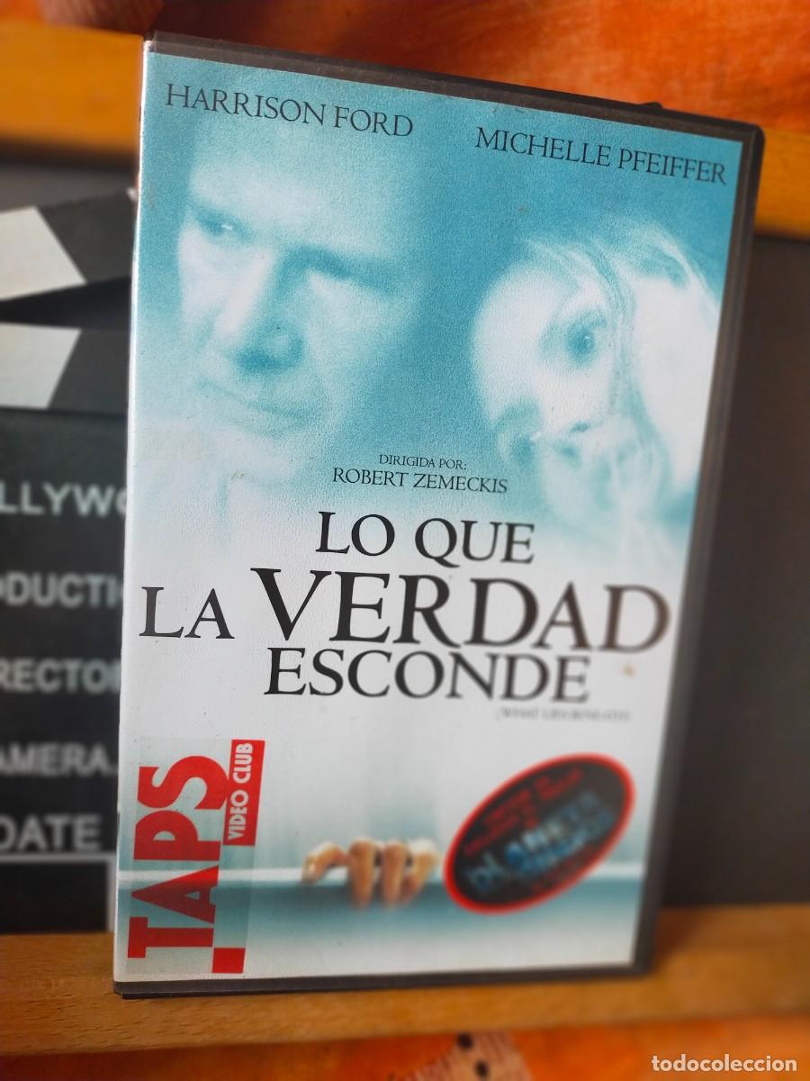 Cine: LO QUE LA VERDAD ESCONDE. HARRISON FORD. MICHELLE PFEIFFER. TAPS VIDEOCLUB. ESTUCHE GRANDE. 2001.