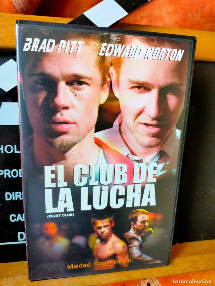 Cine: EL CLUB DE LA LUCHA. BRAD PITT. EDWARD NORTON. ESTUCHE GRANDE. CON CERTIFICADO DE GARANT&Iacute;A. 1999.