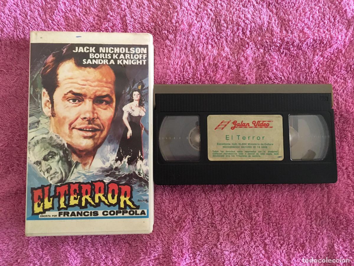 Cine: EL TERROR (1963) VHS GALAN VIDEO ROGER CORMAN JACK NICHOLSON BORIS KARLOFF DOBLAJE ESPECIFICO