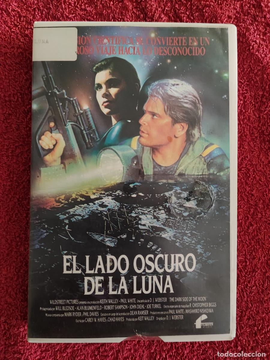 Cine: EL LADO OSCURO DE LA LUNA (1990) VHS 1&ordf; EDICI&Oacute;N FILMAYER CAJA GRANDE SCIFI ROBERT SAMPSON JOHN DIEHL