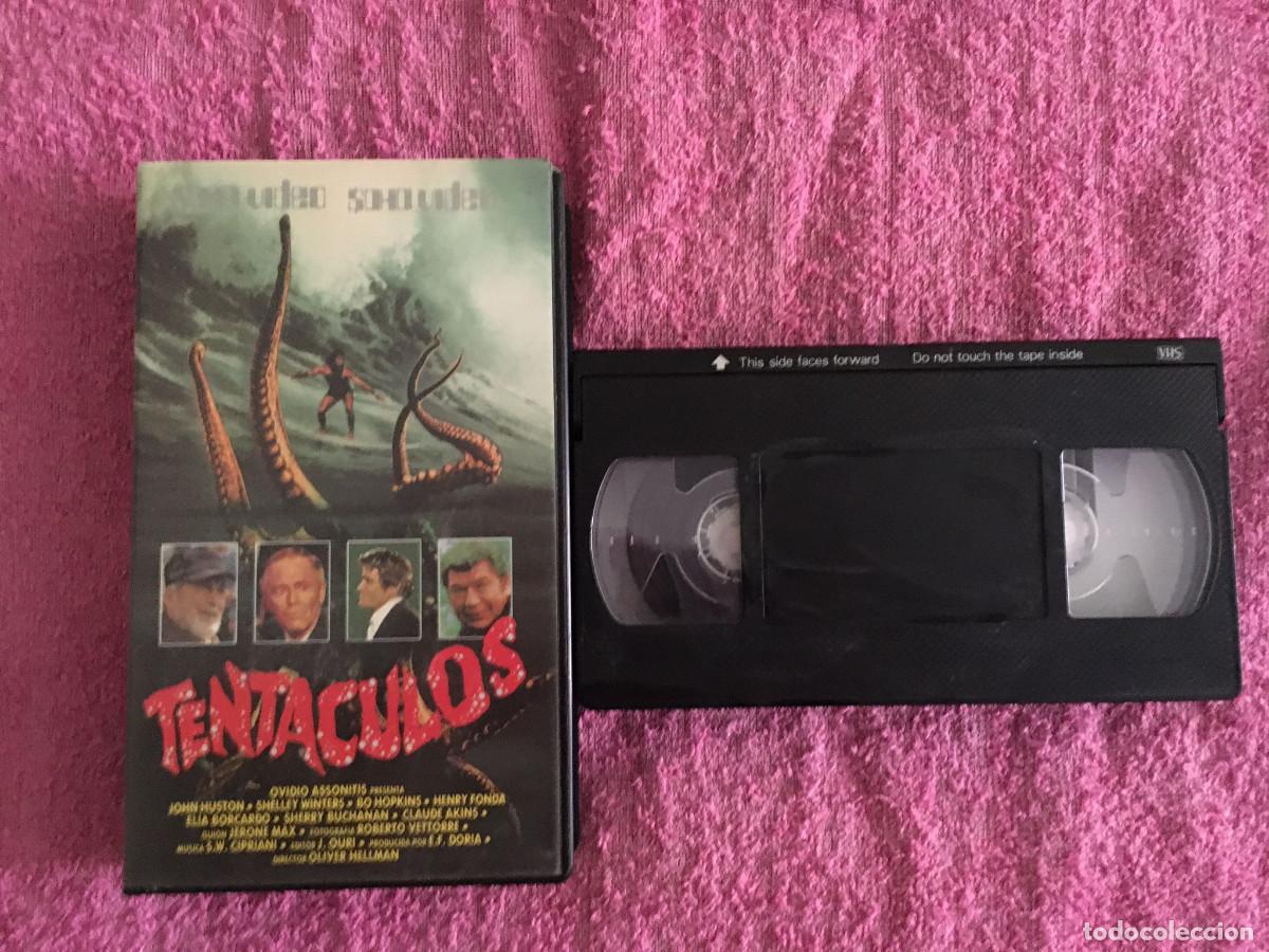 Cine: TENT&Aacute;CULOS (1977) VHS TERROR SOHO VIDEO OVIDIO ASSONITIS HENRY FONDA JOHN HUSTON SHELLEY WINTERS