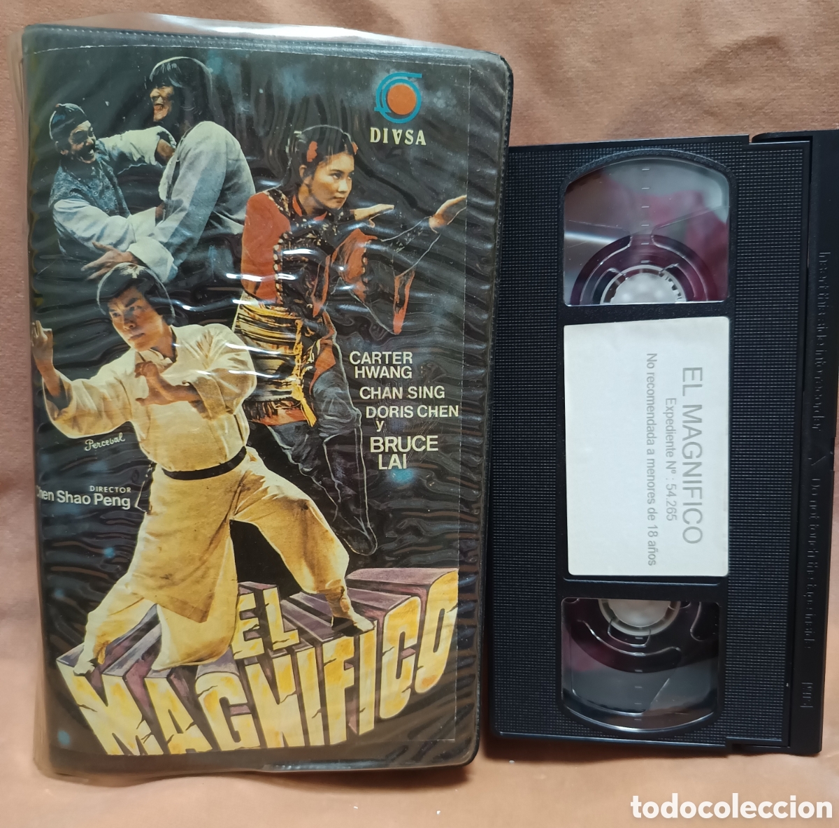 Cine: EL MAGN&Iacute;FICO &bull; Bruce Lai, Carter Hwang, Chan Sing, Doris Chen &bull; Artes Marciales &bull; VHS