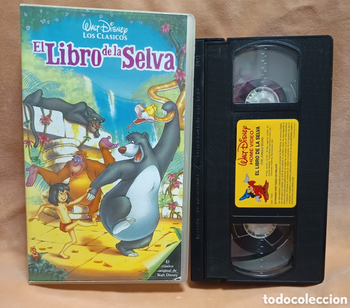 Cine: EL LIBRO DE LA SELVA &bull; WALT DISNEY &bull; VHS