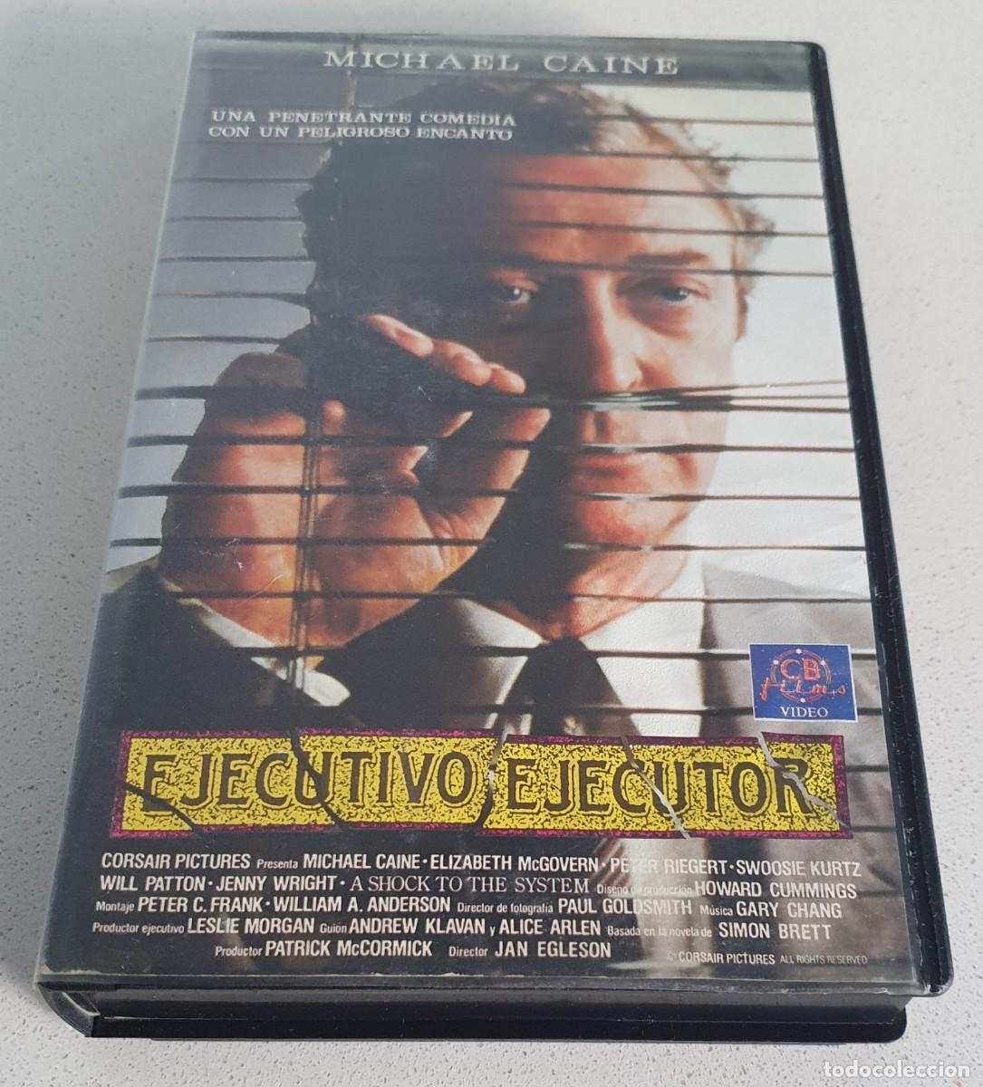 Cine: Pel&iacute;cula Vhs Ejecutivo Ejecutor. Michael Caine. CB Films 1990. Videoclub alquiler.