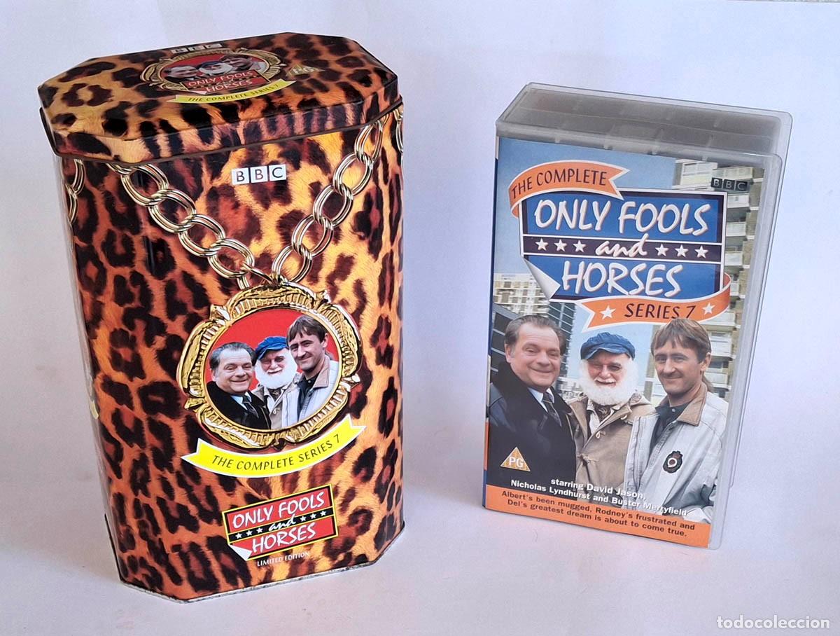 Cine: VHS Doble, Serie 7 Edici&oacute;n especial con lata met&aacute;llica de la comedia Only Fools and Horses de la BBC