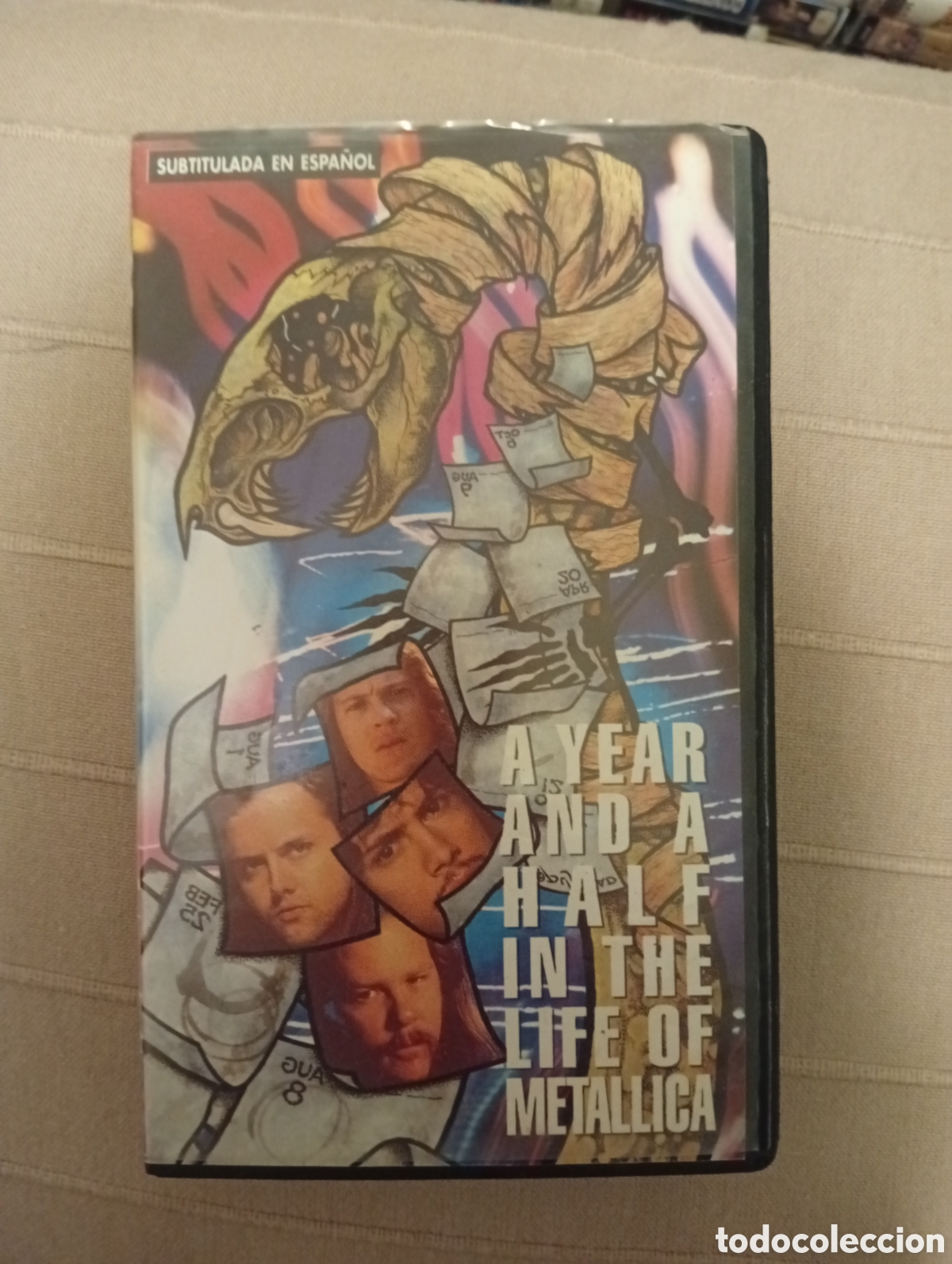Cine: Cinta vhs del grupo Metalica