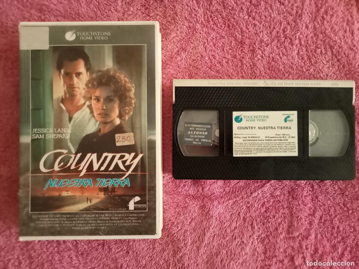 Cine: COUNTRY NUESTRA TIERRA (1984) VHS 1&ordf; EDICI&Oacute;N FILMAYER SONIDO HI-FI JESSICA LANGE