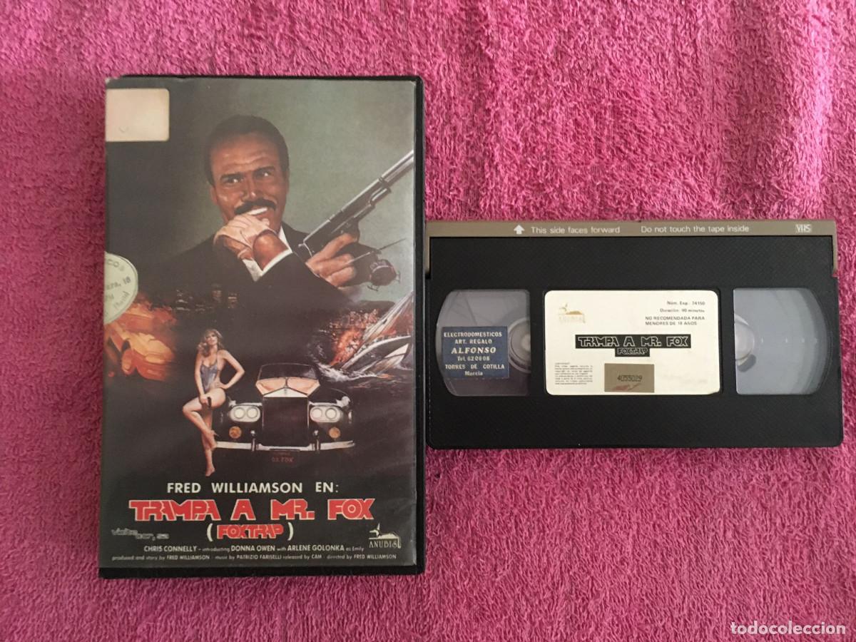 Cine: TRAMPA A MR. FOX (FOXTRAP) (1986) VHS ACCI&Oacute;N FRED WILLIAMSON ARLENE GOLONKA