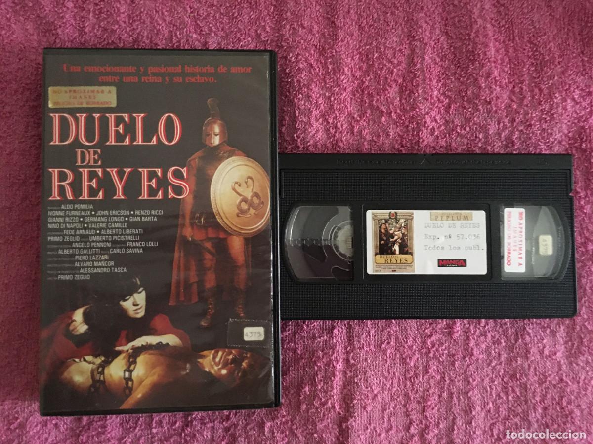 Cine: DUELO DE REYES (1963) VHS MANGA FILMS PEPLUM YVONNE FURNEAUX JOHN ERICSON SONIDO HI-FI