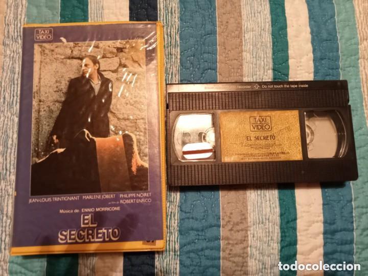 Cine: EL SECRETO (1974) VHS SUSPENSE THRILLER JEAN-LOUIS TRINTIGNANT MARLENE JOBERT PHILIPPE NOIRET