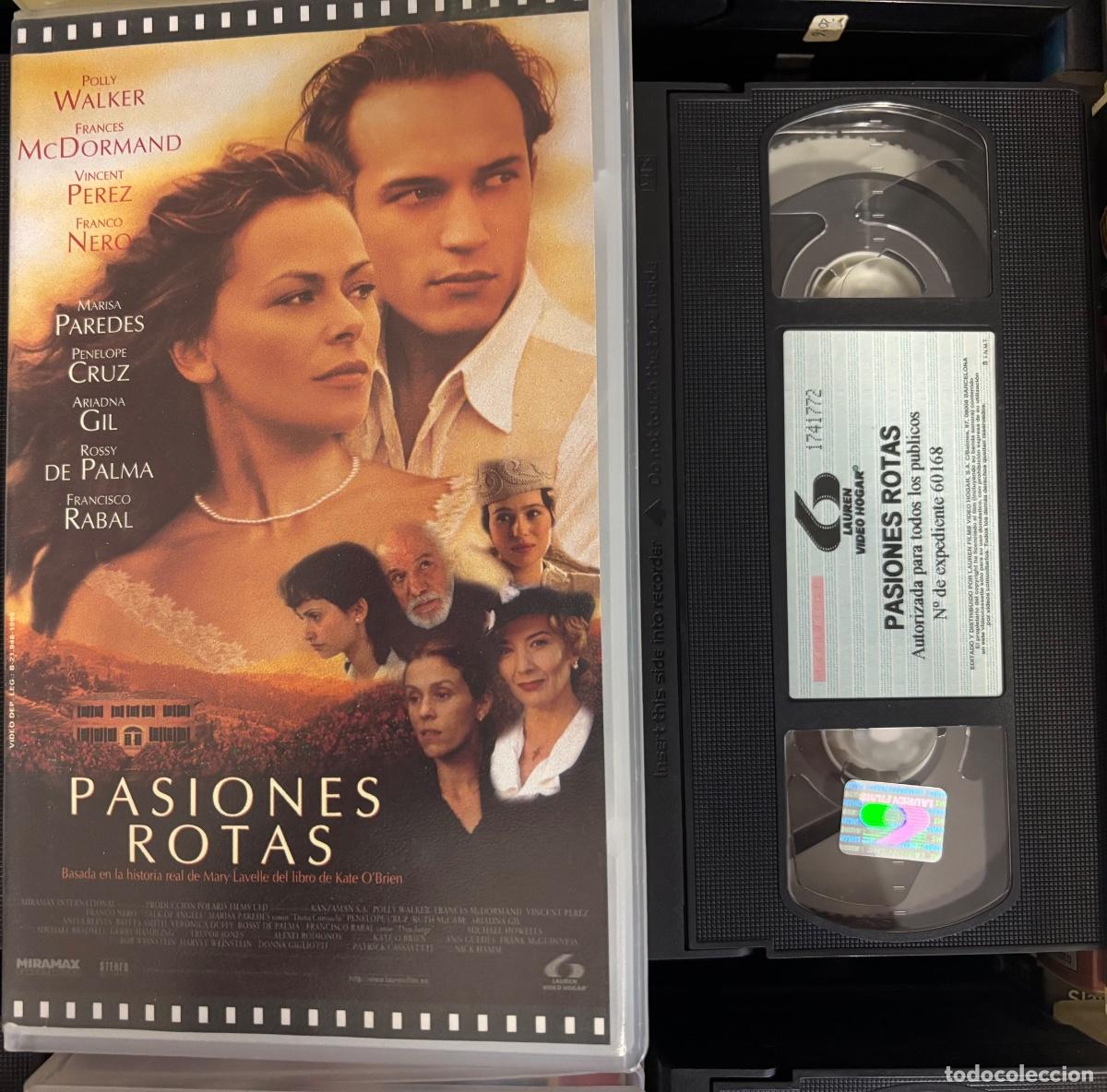 Cine: Pasiones rotas (Pelicula VHS)